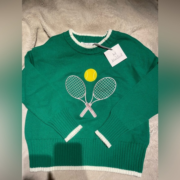 m by marled Sweaters - NWT M by Marled Embroidered Pickleball Sweater